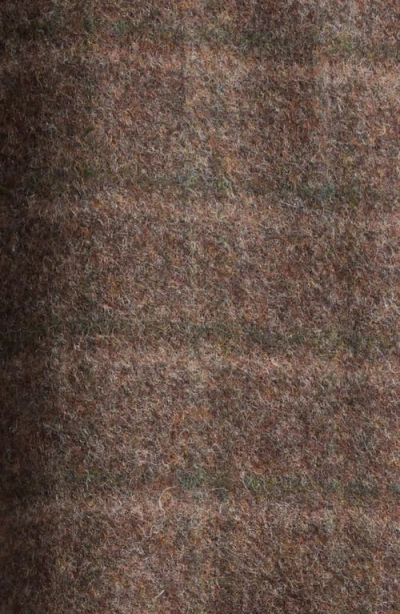 Our Legacy Mens Dorf Check Whale Double-breasted Wool Coat In Brown