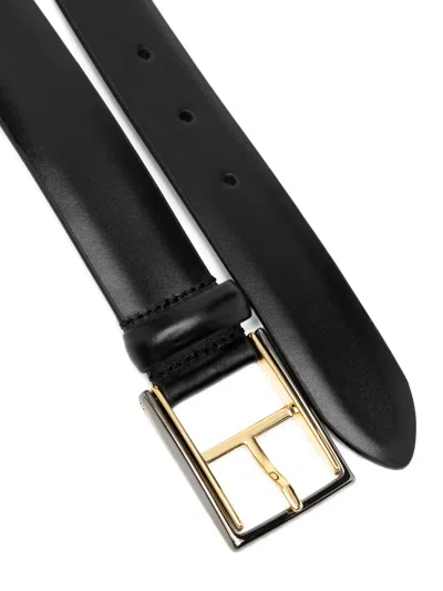 Anderson's Leather Belt In Black