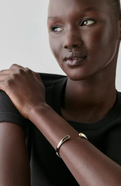 Kate Spade New York Sculptured Spade Cuff Bangle Bracelet In Gold