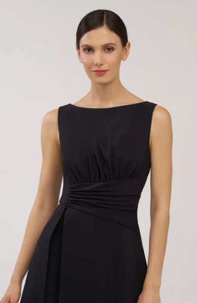 Kay Unger Palmer Sleeveless Maxi Jumpsuit In Black