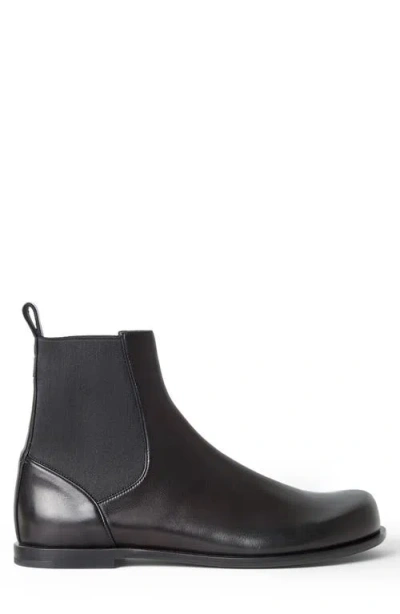 Fendi Ff Squared Chelsea Boots In Nappa Leather Shoes In Black