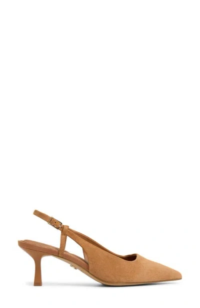 Aldo Women's Adan Slingback Kitten Heels In Brown