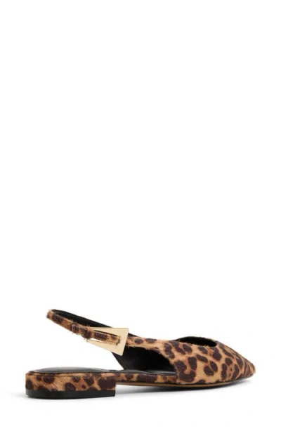 Aldo Women's Kristell Slingback Flats In Animal Print
