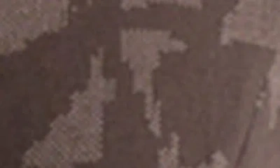 Ming Wang A-line Floral Jacquard Soft Knit Dress In Multi