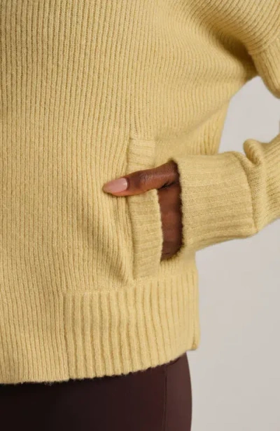 Rhone Westside Zip Cardigan In Yellow