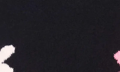 Cece Groovy Flower Sweater In Black