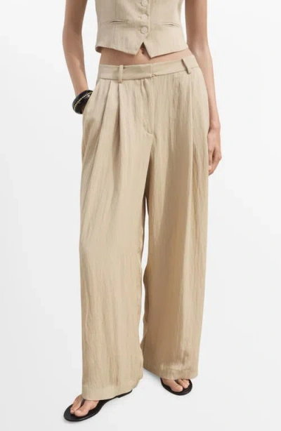 Mango Women's Straight Mid-rise Suit Pants In Animal Print