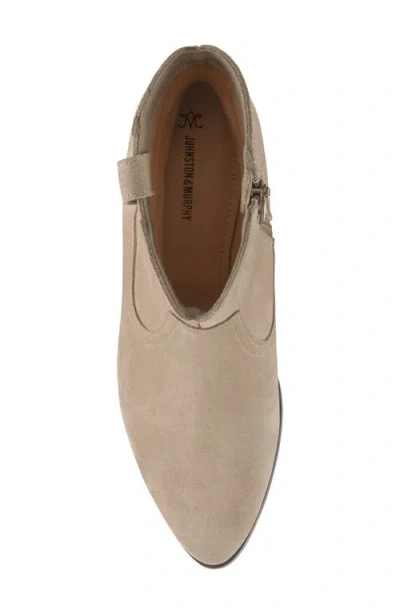 Johnston & Murphy Tristen Waterproof Western Boot In Neutral