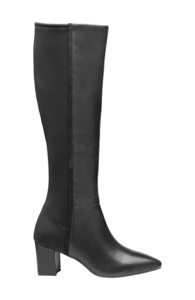 Johnston & Murphy Vicki Knee High Boot In Black