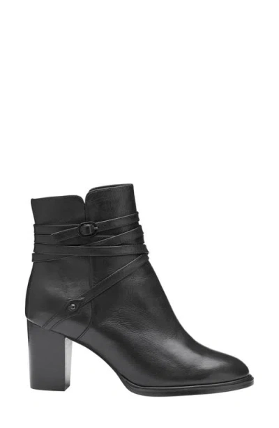 Johnston & Murphy Amy Belted Bootie In Black