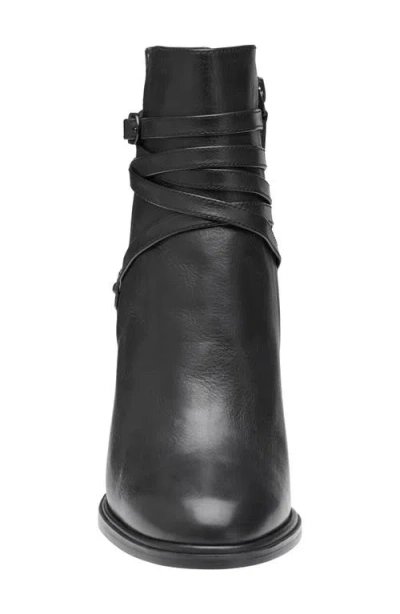 Johnston & Murphy Amy Belted Bootie In Black