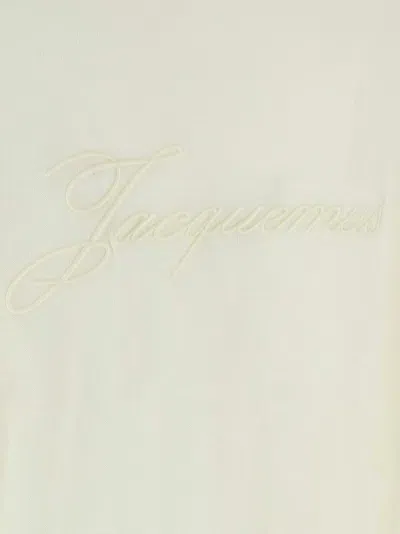 Jacquemus 'le Sweater Brodé' Sweater In Neutral