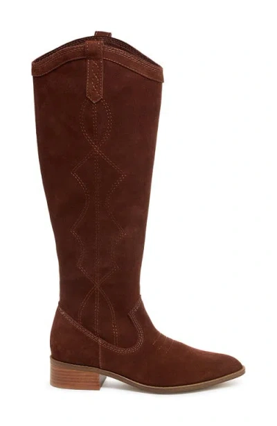 Kelsi Dagger Brooklyn Benson Knee High Western Boot In Brown