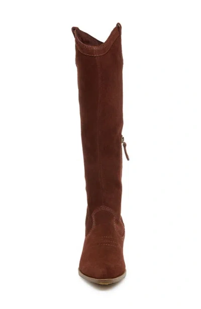 Kelsi Dagger Brooklyn Benson Knee High Western Boot In Brown