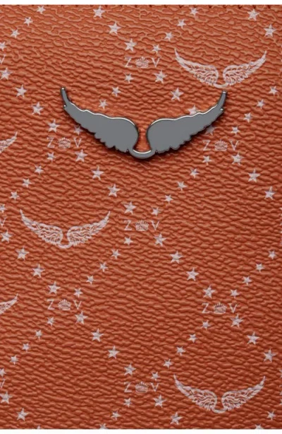 Zadig & Voltaire Z Shopper Monogram Flash Tote In Orange