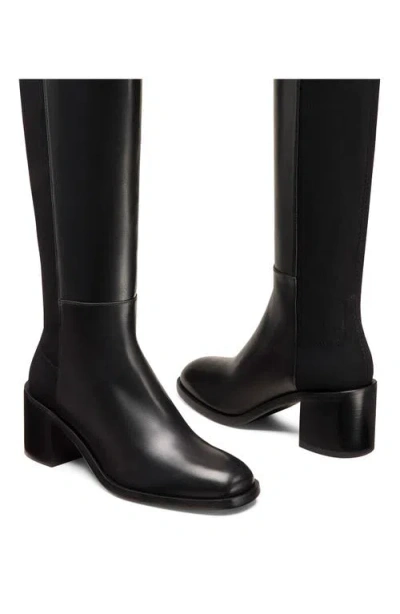 Stuart Weitzman 5050 Finn Boot In Black