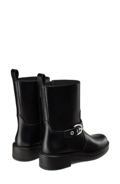 Stuart Weitzman Chrystie Zip Bootie In Black