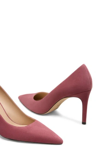 Stuart Weitzman 85mm Stuart Power Pointed-toe Pumps In Pink