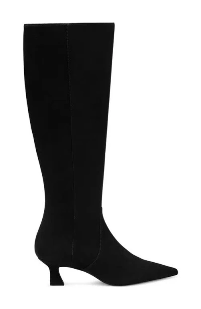 Stuart Weitzman Vinnie Zip Boot 50 In Black