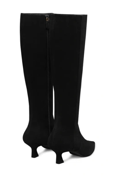 Stuart Weitzman Vinnie Zip Boot 50 In Black