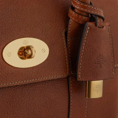 Mulberry Bayswater Small Grained Leather Shoulder Bag In Brown