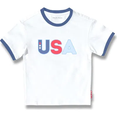Bits & Bows Usa Patriotic T-shirt In Multi