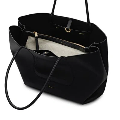 Radley London The Compton Medium Zip Top Leather Shoulder Bag In Black