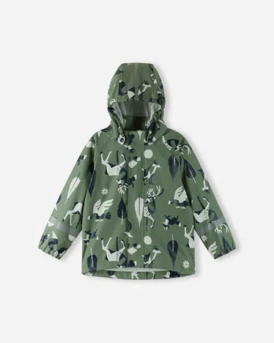 Reima Vesi Raincoat In Green