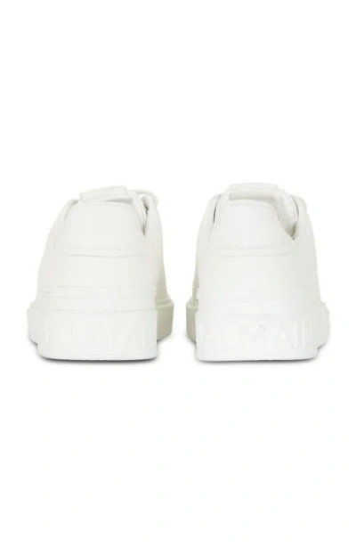 Balmain B Court Calfskin Sneaker In White