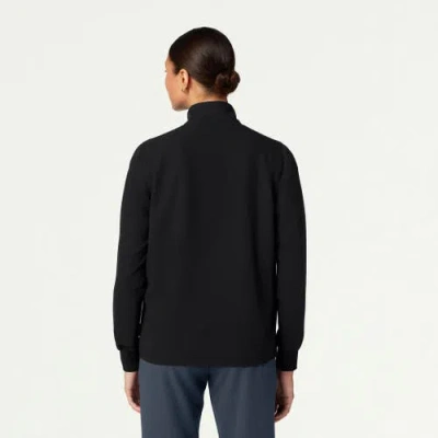 Jaanuu 6-pocket Classic Scrub Jacket In Black