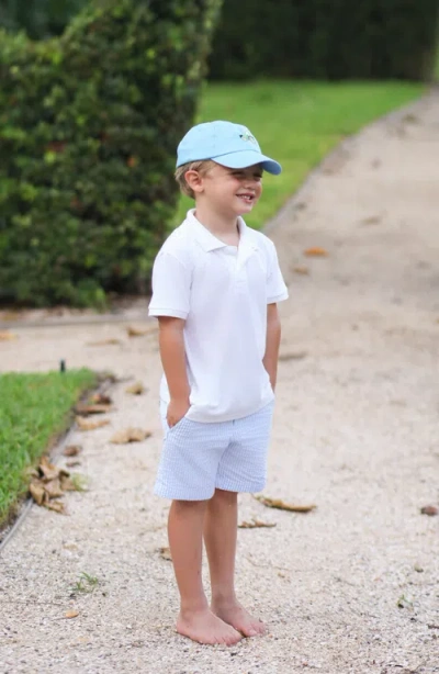 Bits & Bows Boys' Tractor Baseball Hat - Baby, Little Kid In Blue