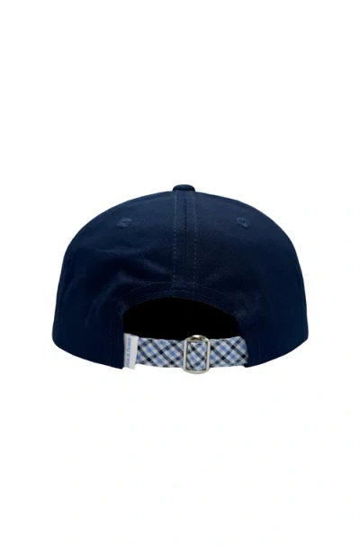 Bits & Bows Cowboy Boot Twill Baseball Hat In Blue