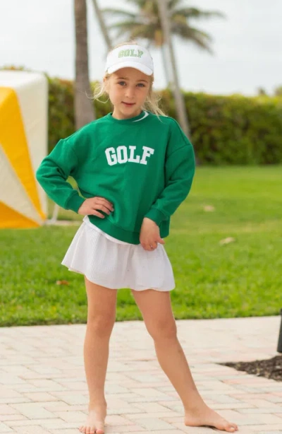 Bits & Bows Golf Sweatshirt In Green