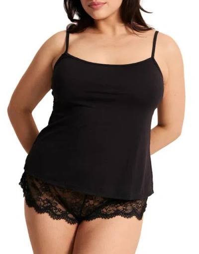 Adore Me Rain Cami & Shorts Set Lingerie In Black