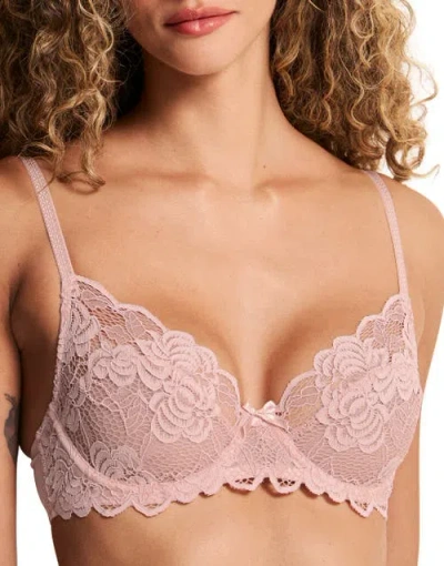 Adore Me London Unlined Full Coverage Bra In Pink
