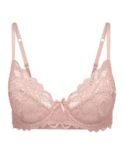 Adore Me London Unlined Full Coverage Bra In Pink
