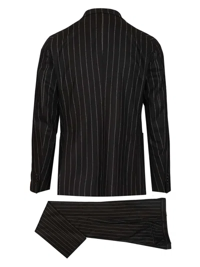 Tagliatore Montecarlo Gessato Largo Nero 90 Lana 5 Cach 3 Ny 2 Ly Dresses Black In Black