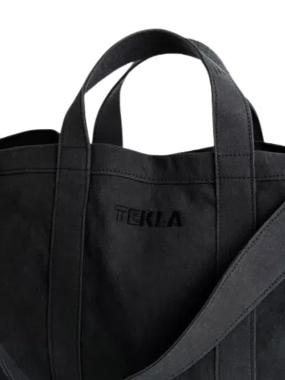 Tekla Top Handle And Shoulder Strap In Black