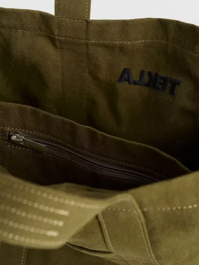 Tekla Shoulder Bag With Strap And Handles In Green