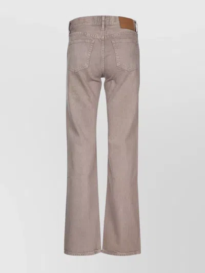 Jacob Cohen Denim Trousers Belt Loops In Brown