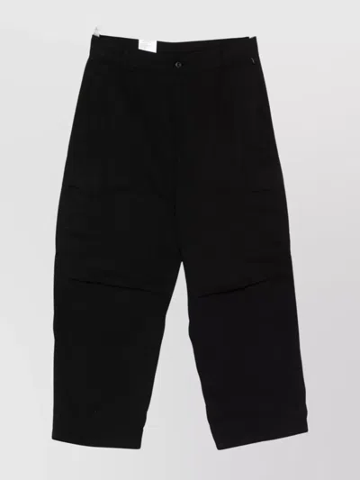Carhartt Straight Leg Cargo Trousers With Multiple Pockets In Black