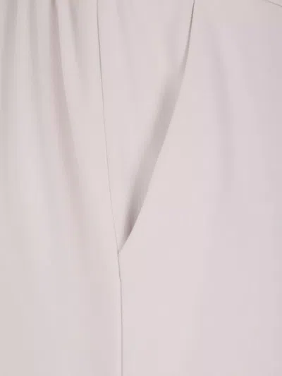 P.a.r.o.s.h Straight Trousers With Elastic Waistband And Side Pockets In Pink