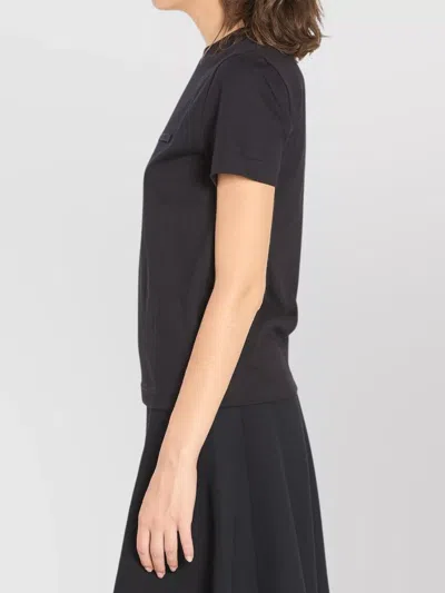 Jacquemus Grosgrain Short Sleeve T-shirt In Blue