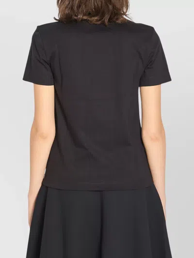 Jacquemus Grosgrain Short Sleeve T-shirt In Blue