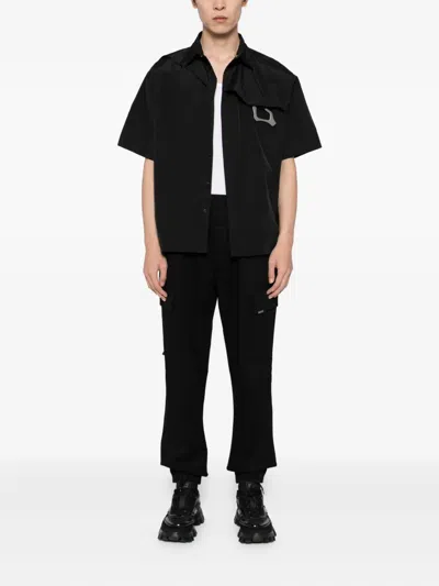 Represent Cuffed Cargo Pants In Black