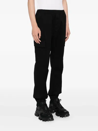 Represent Cuffed Cargo Pants In Black