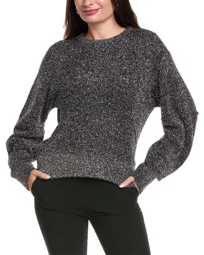 Helmut Lang Apex Lurex Sweater In Gray