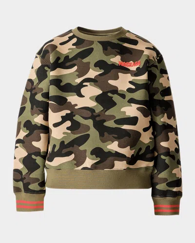 Mackage Kid's Sawyer Camo Crewneck Sweatshirt