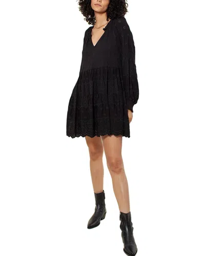 Hale Bob Solid Mini Dress In Black