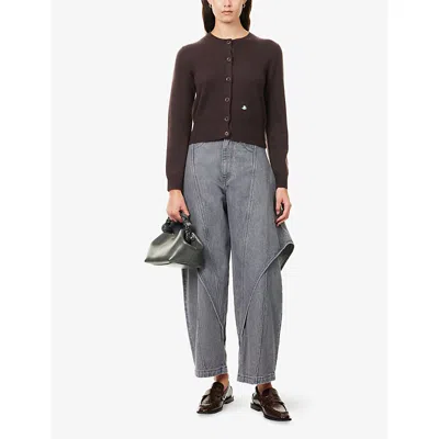 Jw Anderson "sculptural" Jeans In Gray